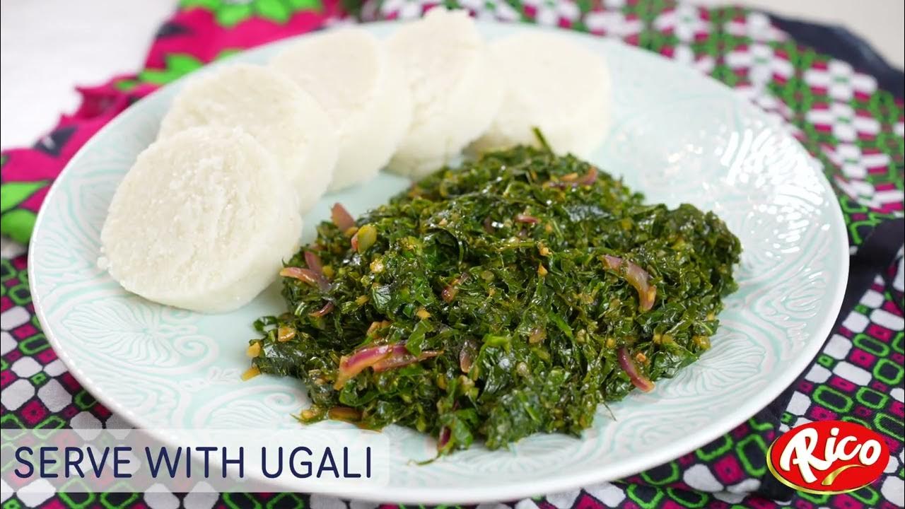 Ugali and Sukuma Wiki