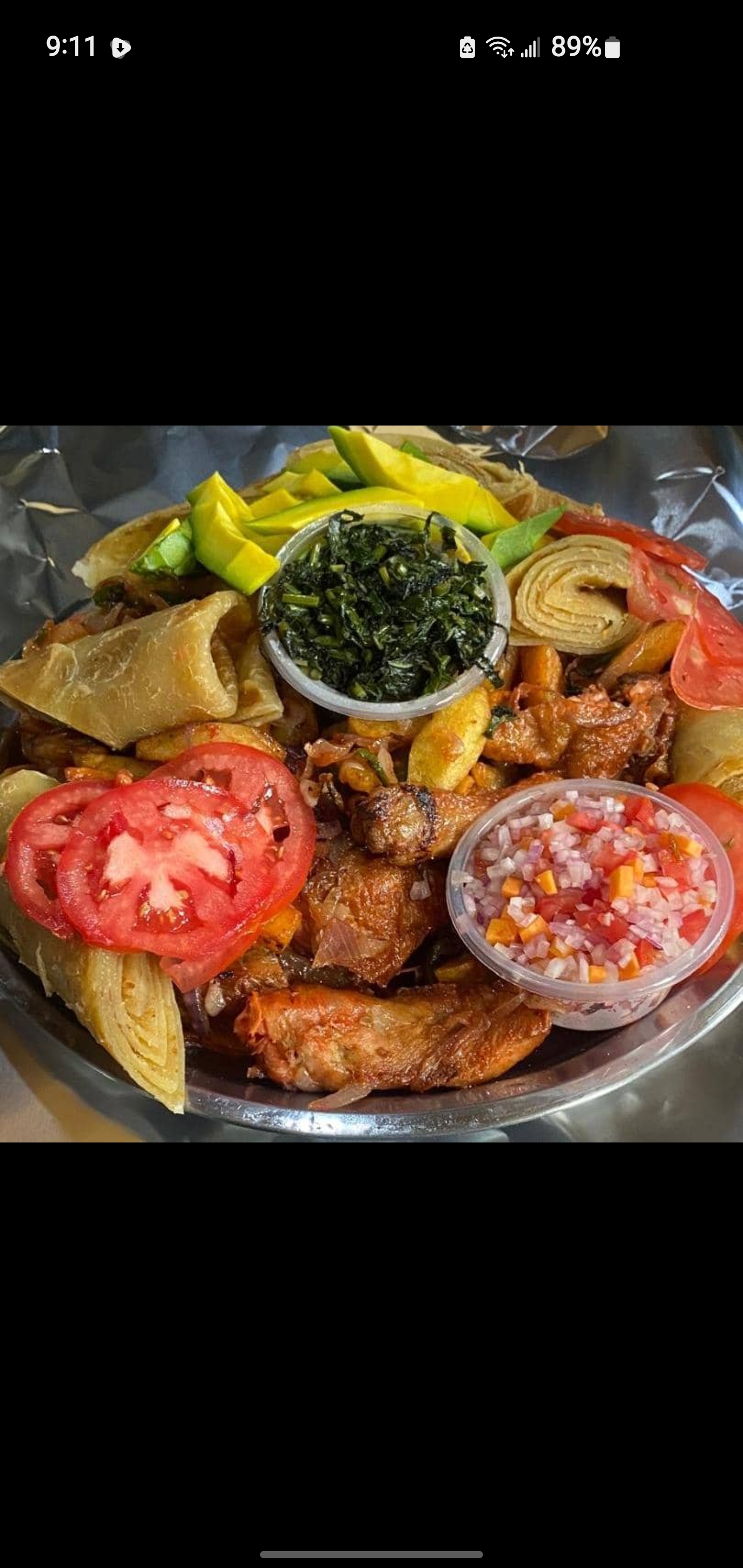 Lusaniya for half chicken